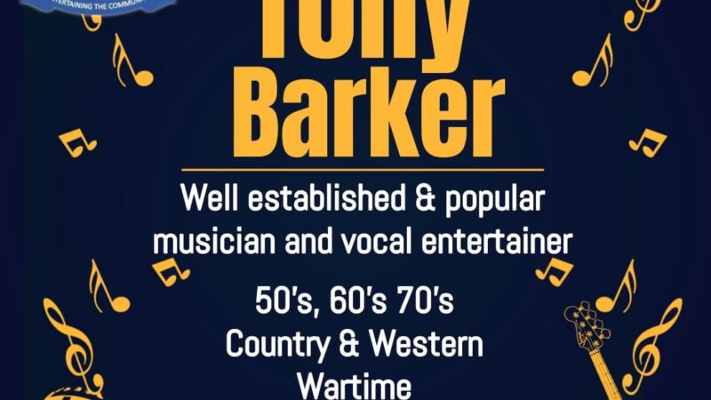 Live Music with Tony Barker